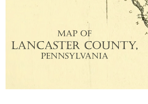 MAP: Lancaster County, Pennsylvania