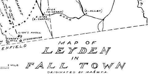 MAP: Leyden, Massachusetts