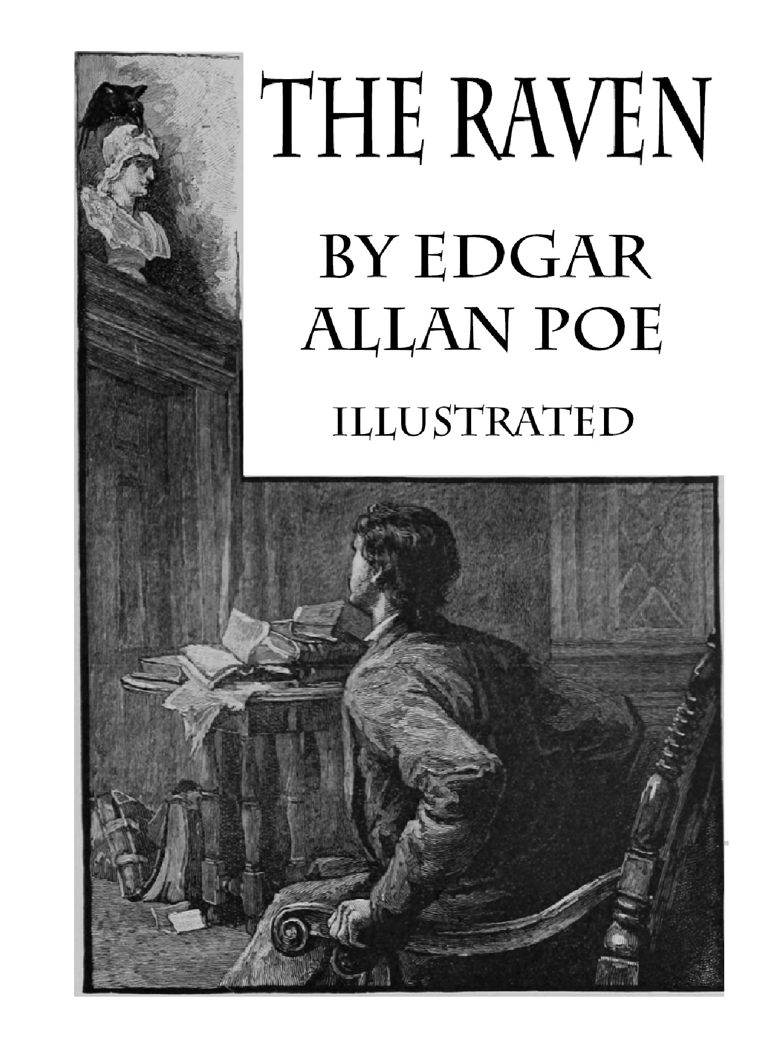 Edgar Allan Poe The Raven Book Cover