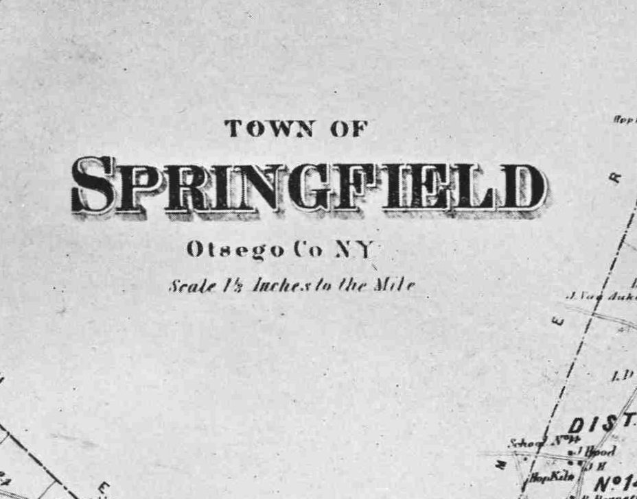 MAP: Springfield, New York – Higginson Book Company, LLC
