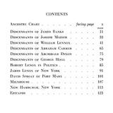 BANKS: Genealogical Notes Concerning the Banks and Allied Families