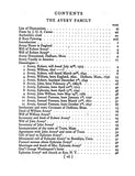 AVERY-FAIRCHILD-PARK Families of Massachusetts, Connecticut, & Rhode Island