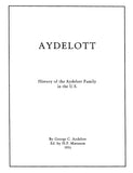 AYDELOTT: History of the Aydelott Family in the U.S.