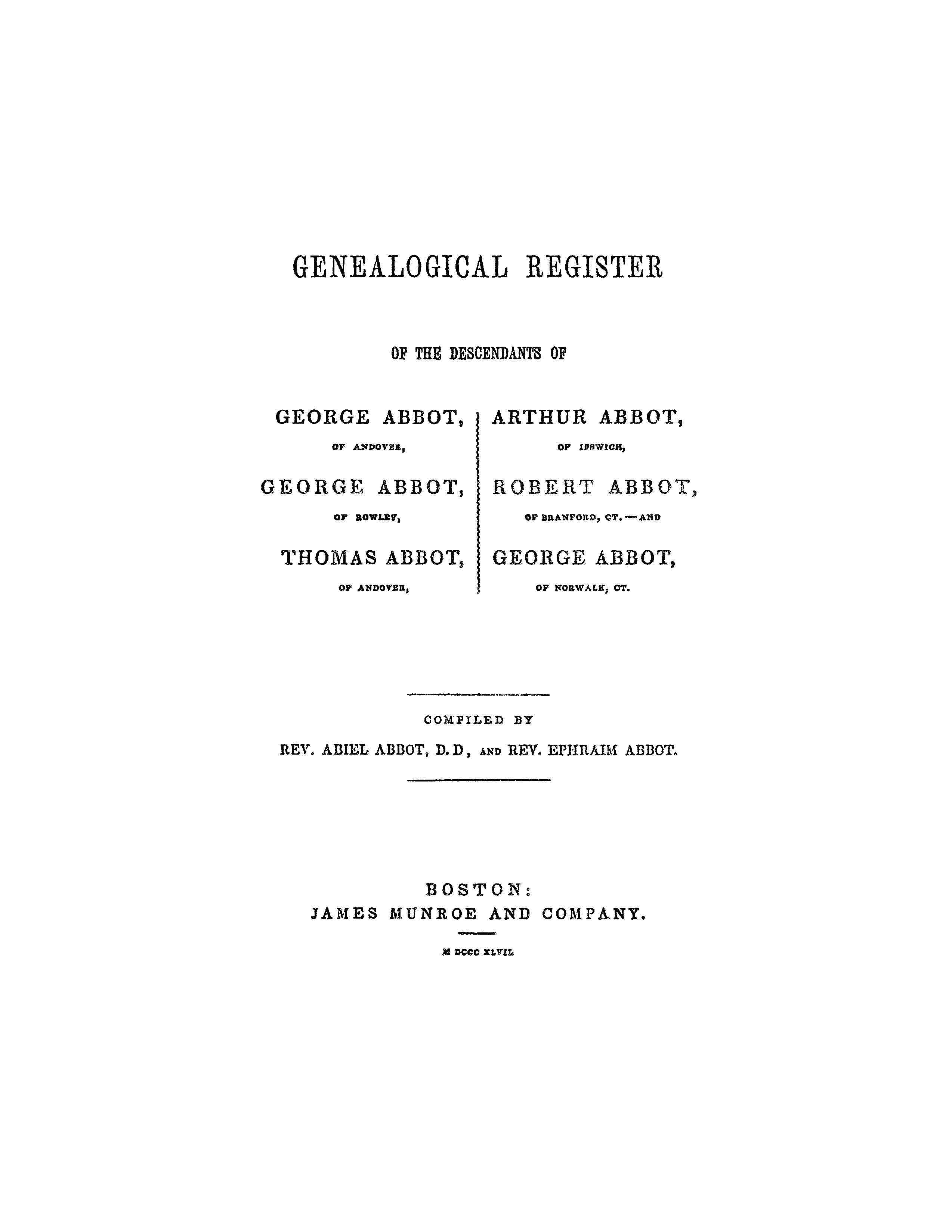 GENEALOGY & FAMILY HISTORY – Higginson Book Company, LLC