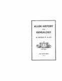 Allen History & Genealogy