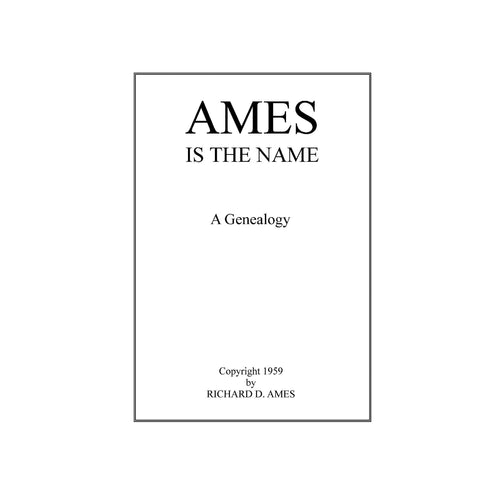 Ames is the Name