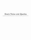 AVERY: Notes & Queries