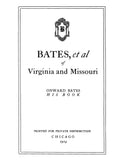 Bates of Virginia and Missouri