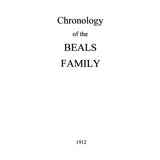 BEALS: Chronology of the Beals Family of North Carolina