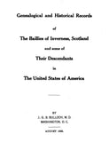 BAILEY: Baillies of Inverness, Scotland, & Some of Their Descendants in the US