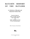 BAYLOR: History of the Baylors: Collection of Records & Important Family Data
