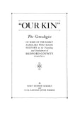 BEDFORD, VA: "OUR KIN" GENEALOGIES OF SOME OF THE EARLY FAMILIES OF BEDFORD COUNTY  1930 (Hardcover)