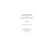 ADAMS: Family records of the Adams, Mills & Humason families
