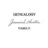AUSTIN: Ancestors of Jeremiah Austin of Charlestown, Rhode Island
