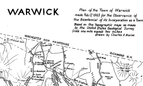 MAP: Warwick, Massachusetts